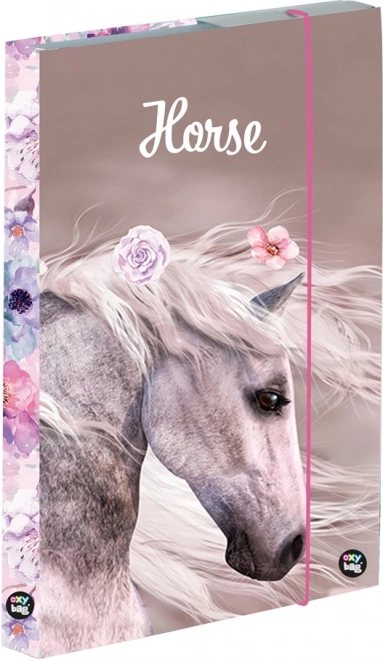 cutie mare pentru caiete A4 Oxybag Kůň Romantic