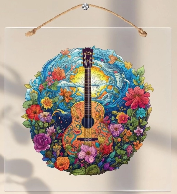 Puzzle din lemn Chitară 200 de piese