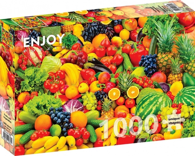Puzzle Enjoy Fructe și legume 1000 de piese