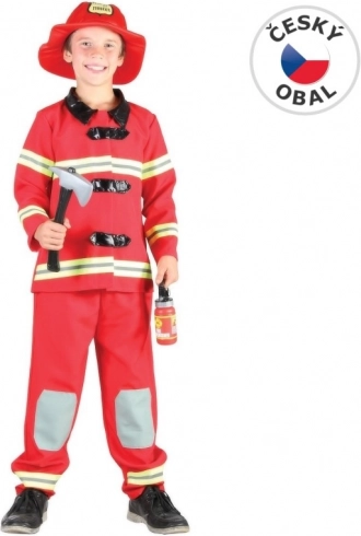 Costum de carnaval pompier pentru copii