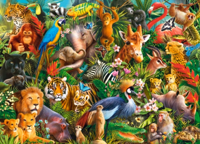 Puzzle animalele uimitoare 300 piese