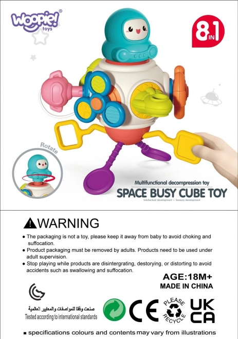 Cub educativ Montessori Woopie 8 în 1