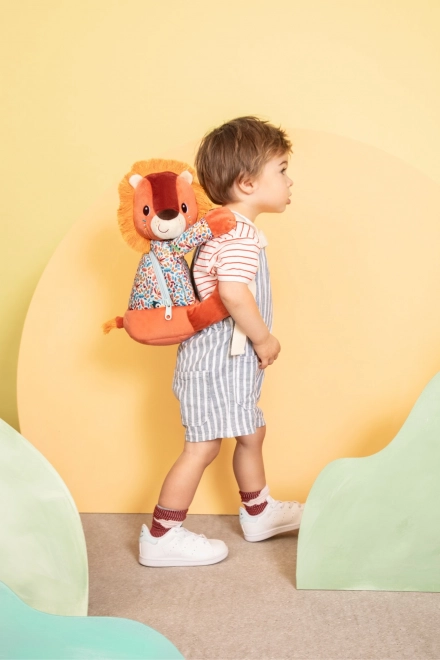 Rucsac moale pentru copii Leul Jack de la Lilliputiens