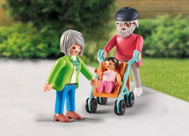 Set de figurine My Life bunici cu nepot