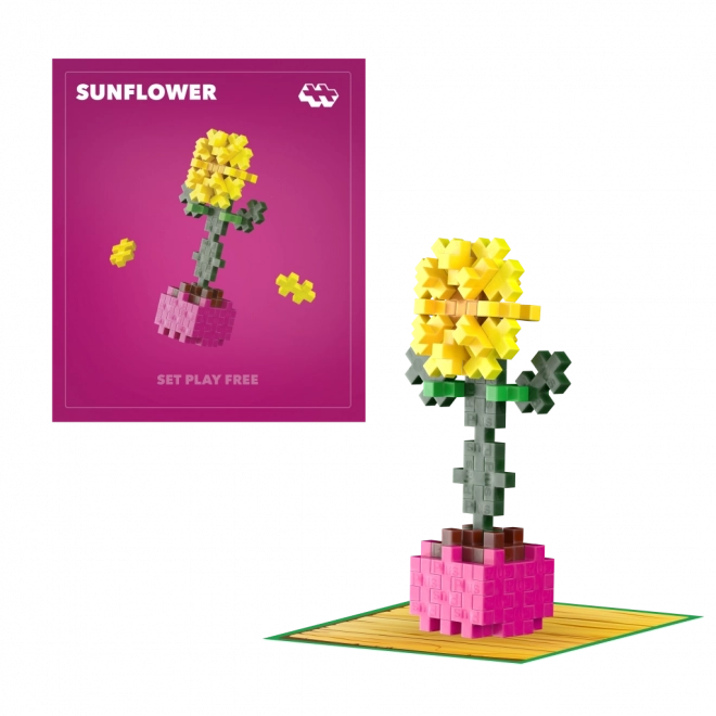 Plus-Plus flori floarea-soarelui set de construcție
