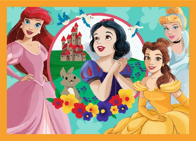 Pachet puzzle 4-in-1 Disney povești cu prințese