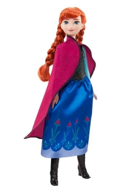 Păpușa Disney Frozen Elsa Regatul de Gheață 2 – Anna în rochie albastru-neagră
