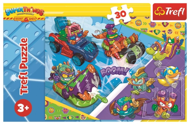 Puzzle Super Things: Echipă de Super Spioni 30 Piese