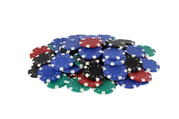 Set poker 100 piese cu cărți și zaruri în geantă