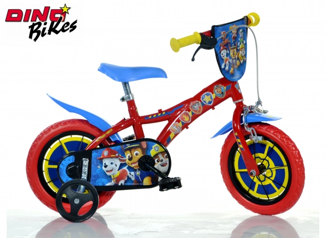 bicicletă dinovelo Paw Patrol 12" pentru copii