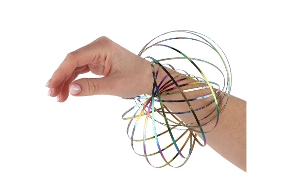 Spirală interactivă metalică Flow Magic Ring