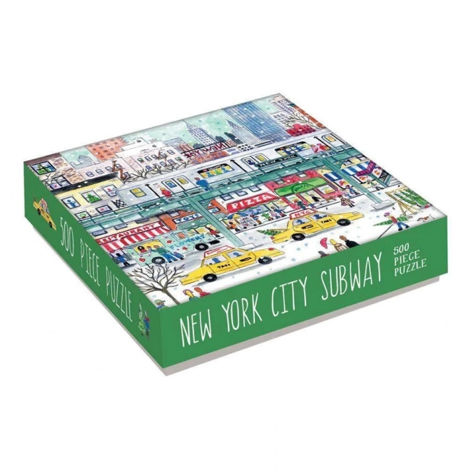 Puzzle Galison New York iarna 500 piese