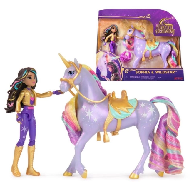 Figurine Unicorn Academy Sofia și Polarka