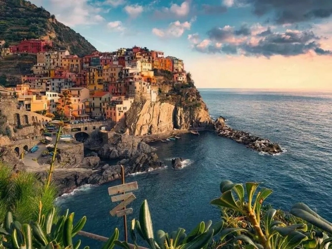 Puzzle 1500 de piese vedere la Cinque Terre