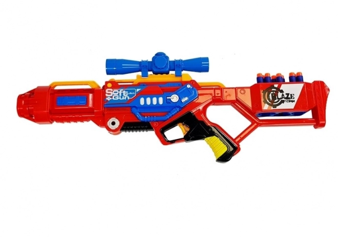Pistol cu gloanțe spumă pentru copii