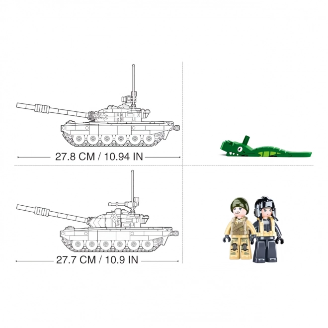 Tanc de Luptă T-72B3 2v1 Sluban