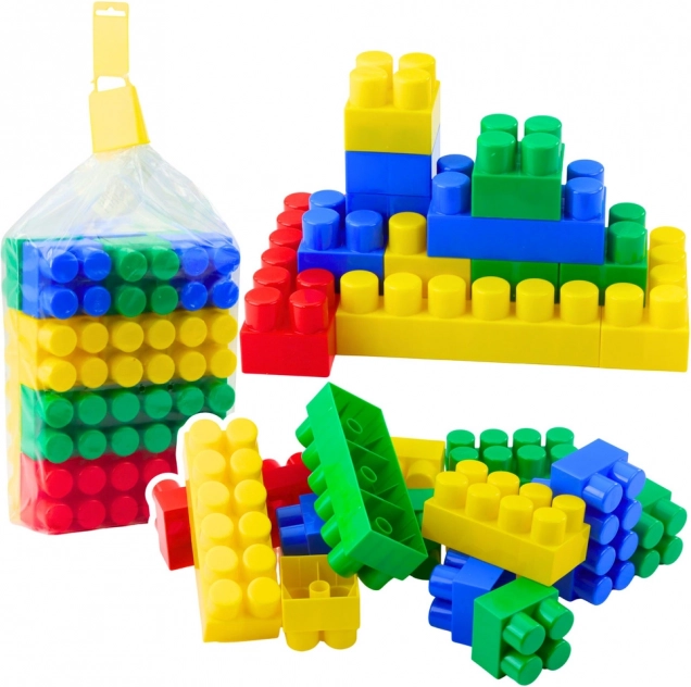 cărămizi de construcție colorate K3 mici – 30 de piese