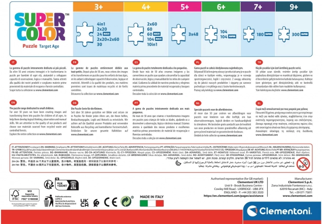 Puzzle Regatul de Gheață 180 de Piese Clementoni