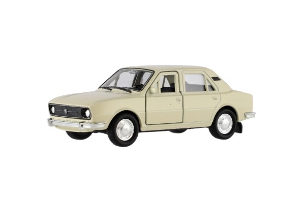 Mașină de jucărie Škoda 105L din metal și plastic, 11cm, 1:34-39