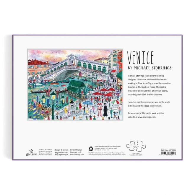 Puzzle Veneția de 1500 piese