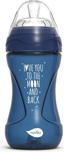 Biberon Cool 250 ml, Albastru închis (Night blue)