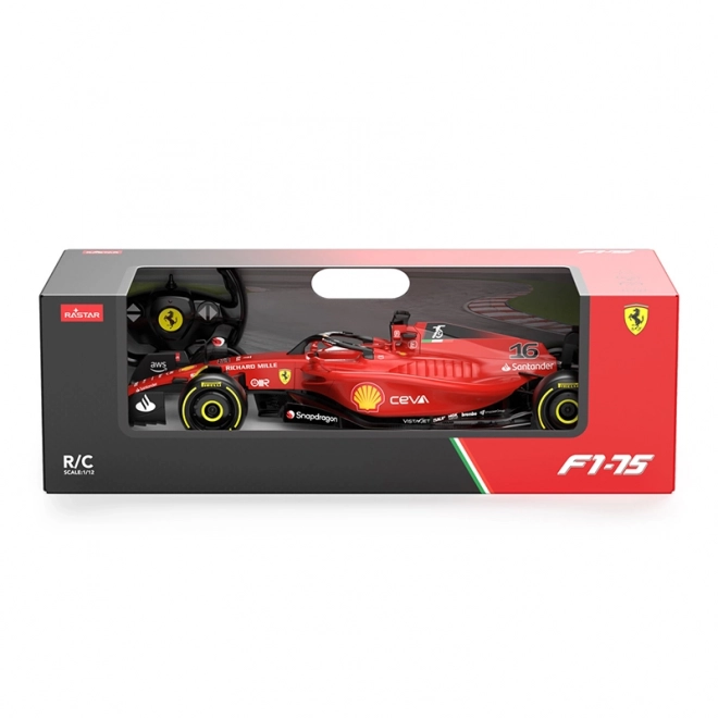 Mașinuța Ferrari F1 75 roșie telecomandată Rastar 1:12