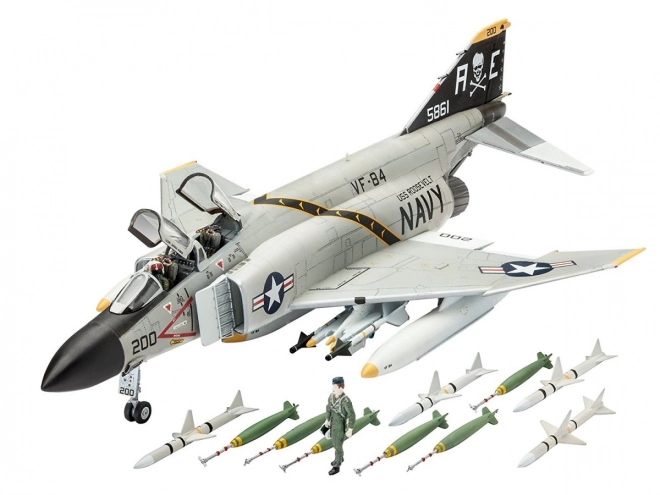 Model plastic avion F-4J Phantom Forțele Navale ale SUA