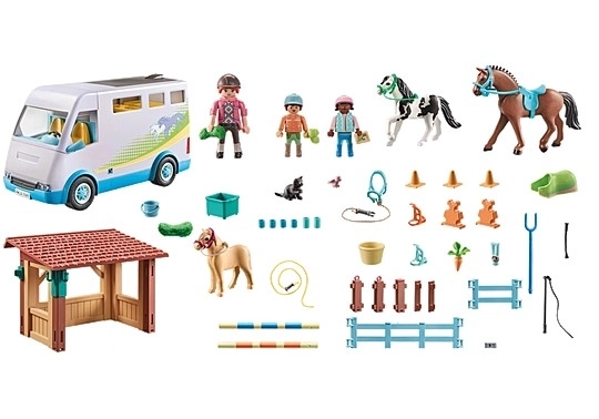 Set figurine Cai 71493 Instruire mobilă de echitație