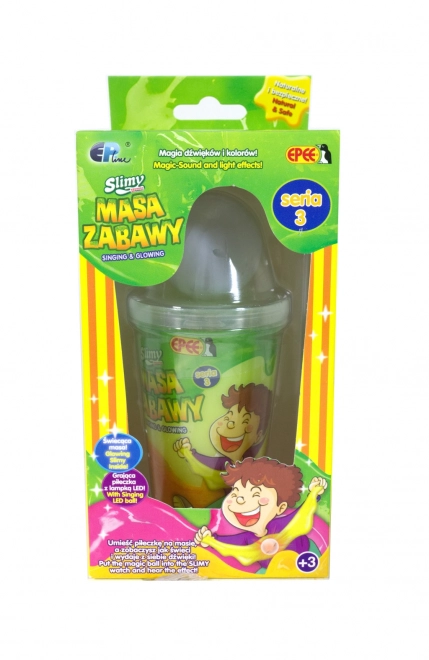 Slime cu bilă luminoasă