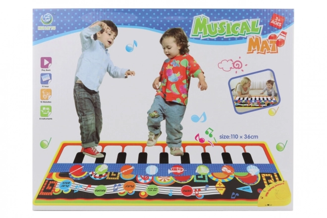 Covor muzical cu instrumente muzicale