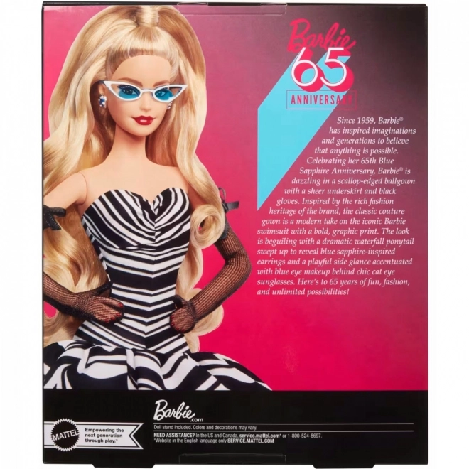 Păpușa aniversară Barbie 65 de ani Blondă