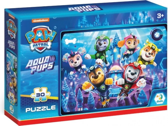 Puzzle Patrula Căţeluşilor: Aqua Pups 30 piese