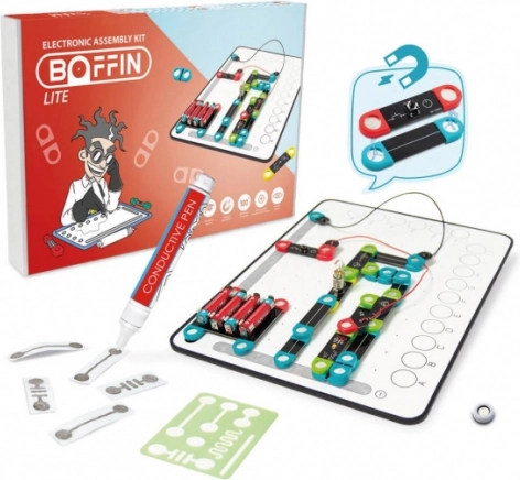 boffin magnetic lite – trusă electronică magnetică cu marker conductiv
