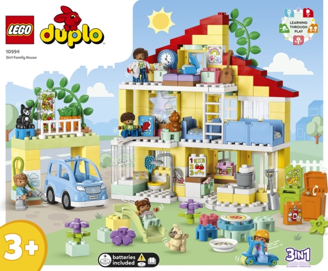 Casă de familie 3 în 1 LEGO DUPLO