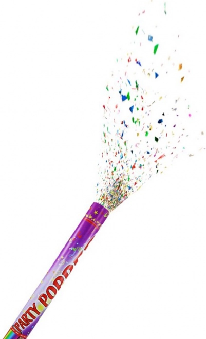 Explozie spectaculoasă de confeti colorate