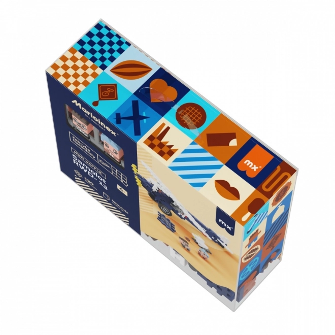 Set de construcție mini Waffle avionul RWD-13 Wedel