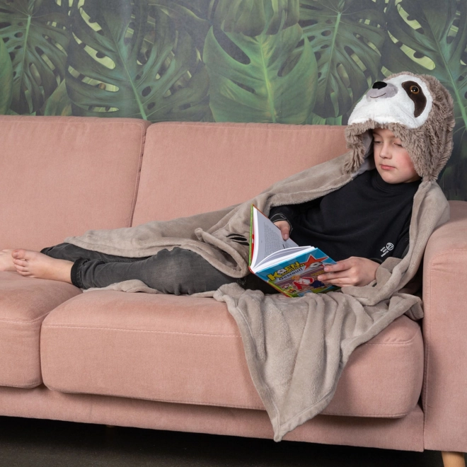 Deka hocoasă cu glugă Cozy Noxxiez Lenochod