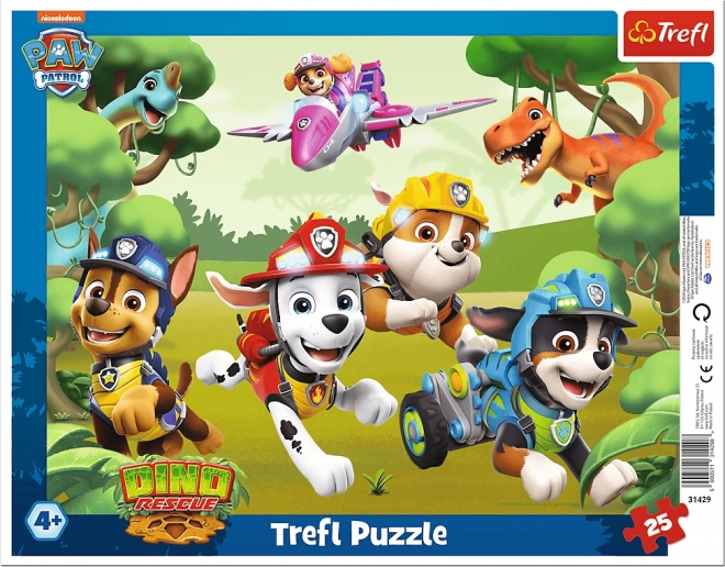 Puzzle Paw Patrol trucuri uimitoare câini 25 piese