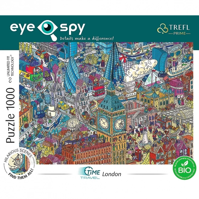 Puzzle Trefll UFT Eye-Spy Time Travel: Londra 1000 piese