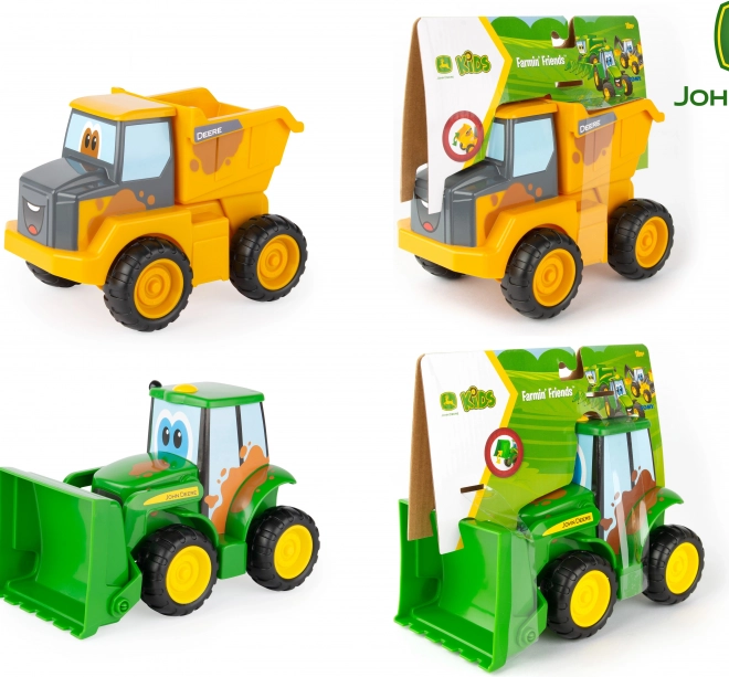 JD Kids John Deere tractor cu lamă mobilă