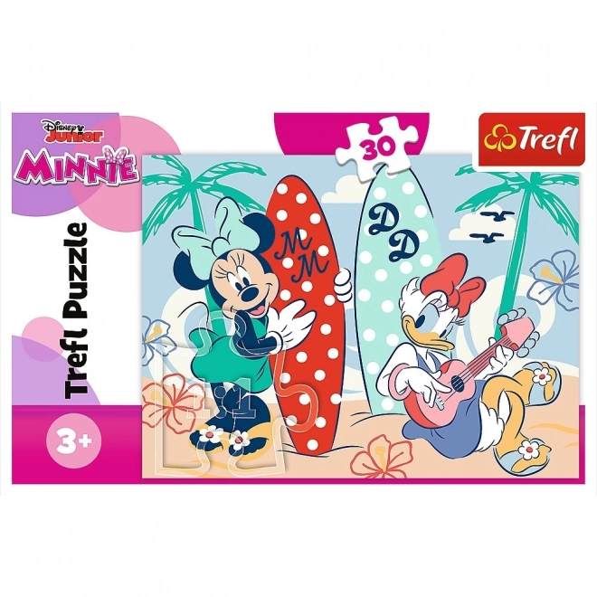 Puzzle colorat Minnie 30 piese