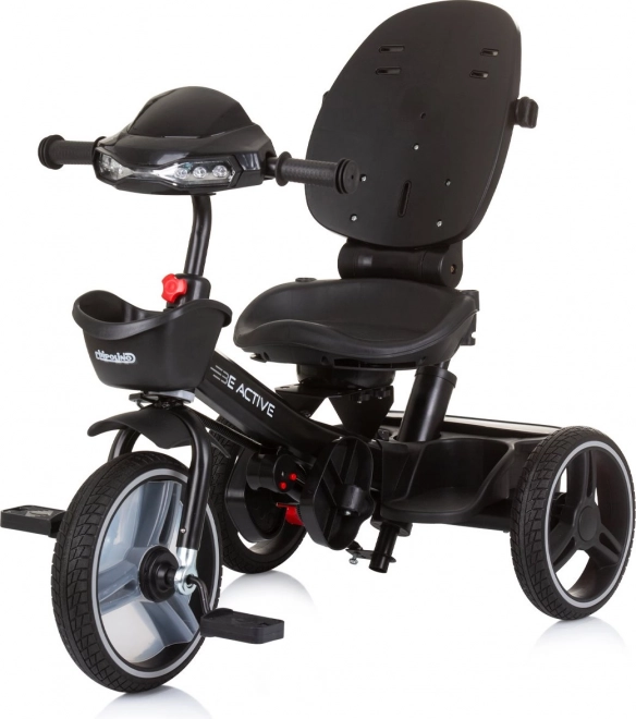 Chipolino tricicletă cu copertină Be Active 2în1 Obsidian