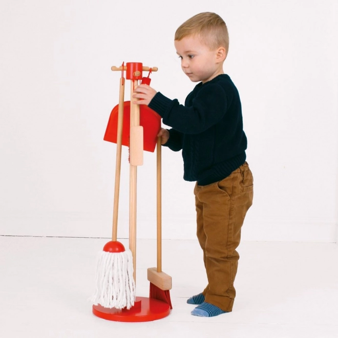 Set de curățenie roșu Bigjigs Toys