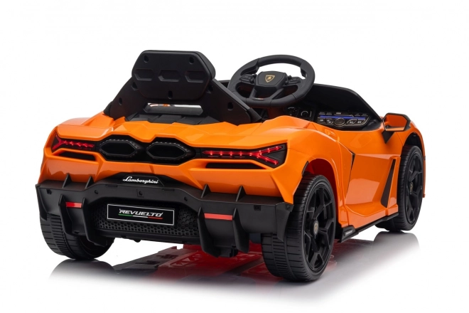 Mașină electrică pentru copii Lamborghini Revuelto portocalie