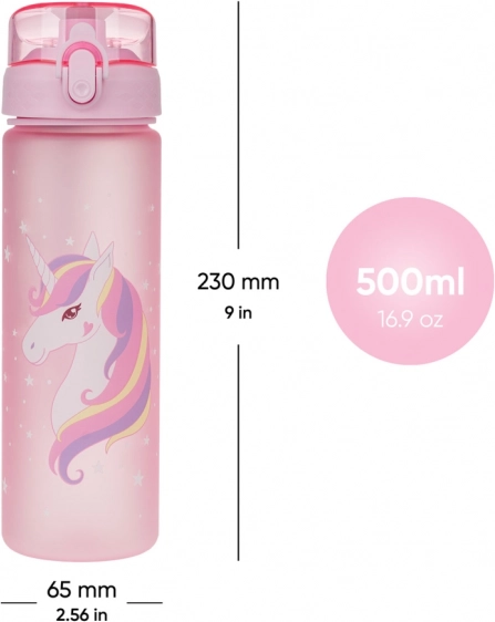 Sticlă de băut Tritan Unicorn 500 ml