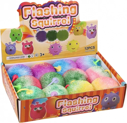 Minge colorată antistres pentru strângere 9 cm