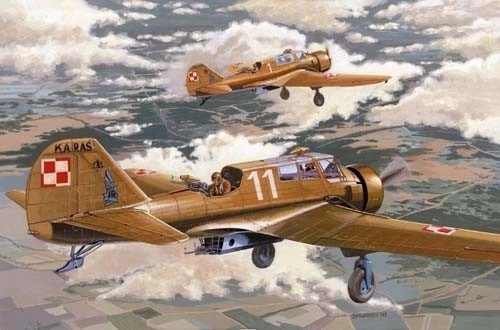 Bombardier polonez PZL-23A Karaś