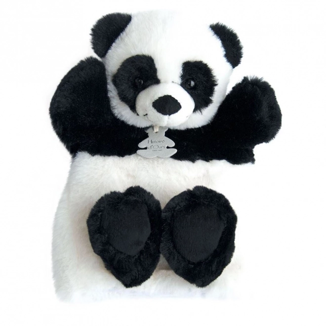 Doudou panda marionetă de pluș 25 cm