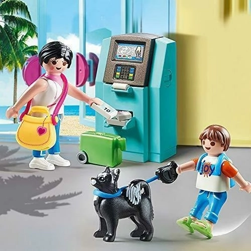 Turist cu bancomat de la Playmobil