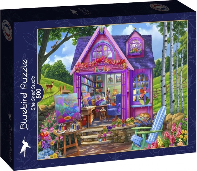 Puzzle Studio în cabină 500 piese